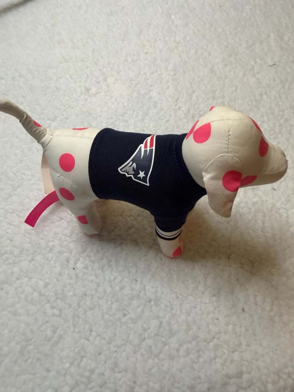 Victoria's Secret Pink NFL New England Patriots Dog Plush